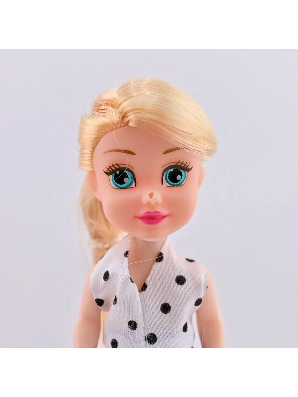 6 Pack Miniature Royal Princess Toddler Small Dolls with Dresses (4.5inch)